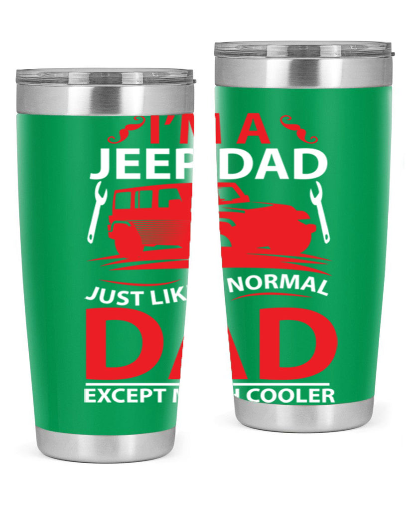 IM AJEEP DAD 51#- dad- Tumbler