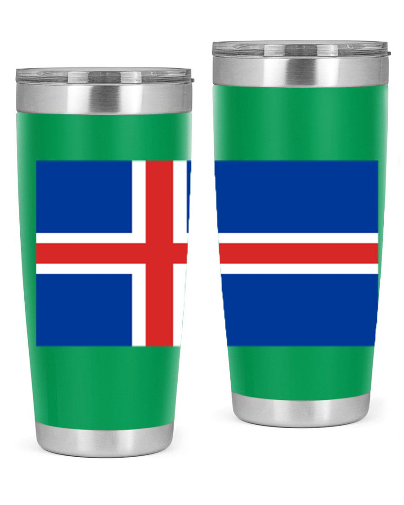 Iceland 122#- world flags- Tumbler