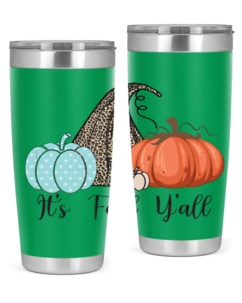 It s Fall Y all Pumpkin 363#- fall- Tumbler
