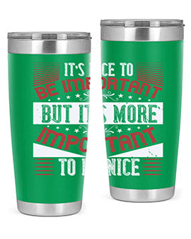 It’s nice to be important but it’s more important to be nice Style 44#- volunteer- Tumbler