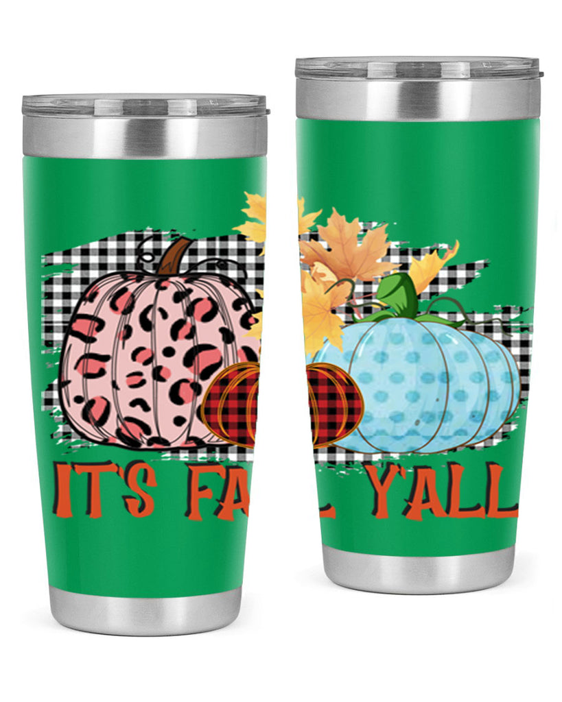 Its Fall Yall Design 371#- fall- Tumbler