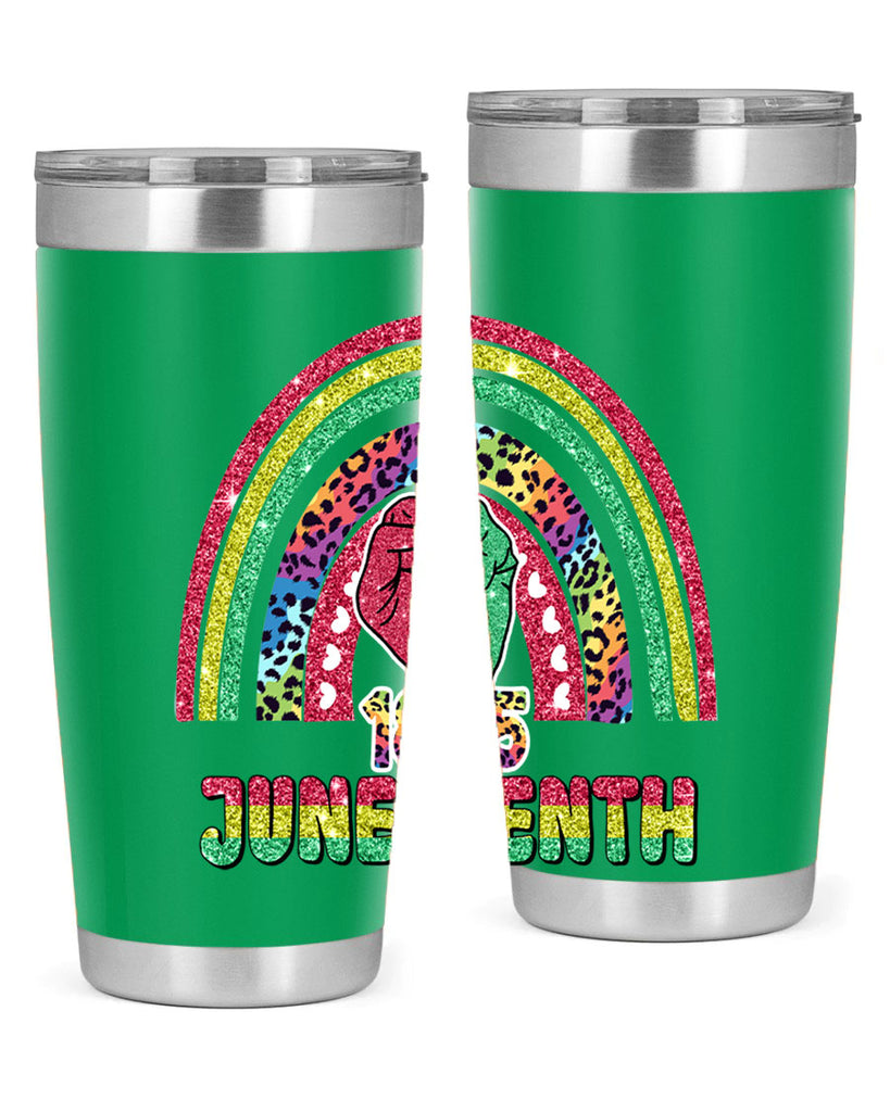 Juneteenth 1865 Rainbow 19#- Juneteenth- tumbler