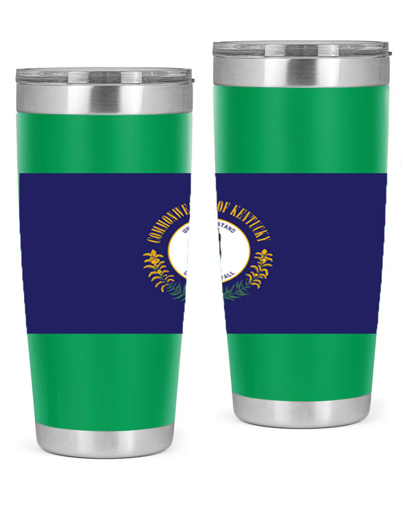 Kentucky 35#- Us Flags- Tumbler