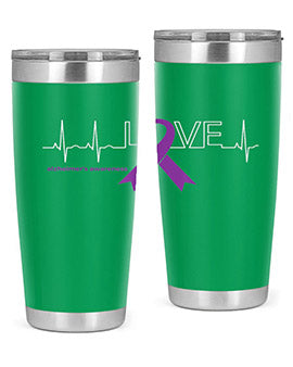 LOVE Gifts for Survivors National Alzheimers Awareness 191#- alzheimers- Tumbler