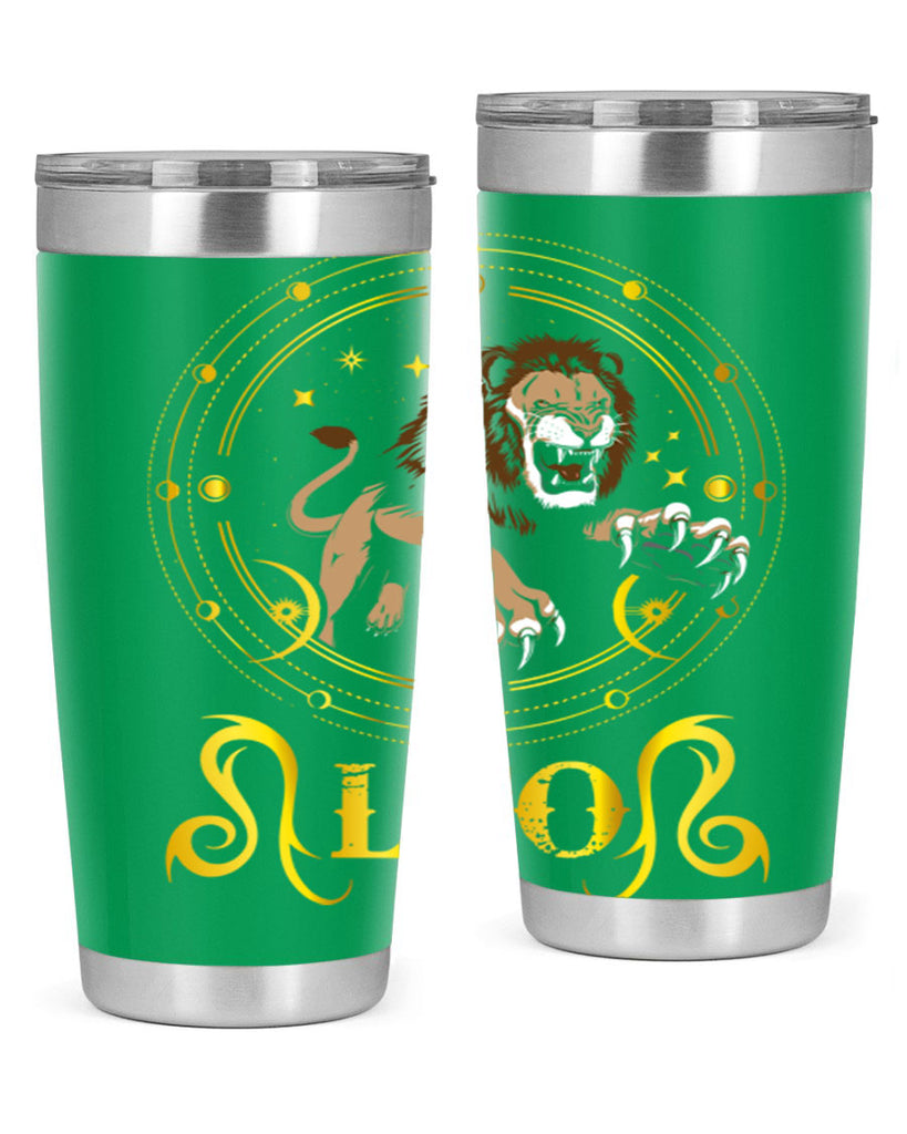 Leo 297#- zodiac- Tumbler