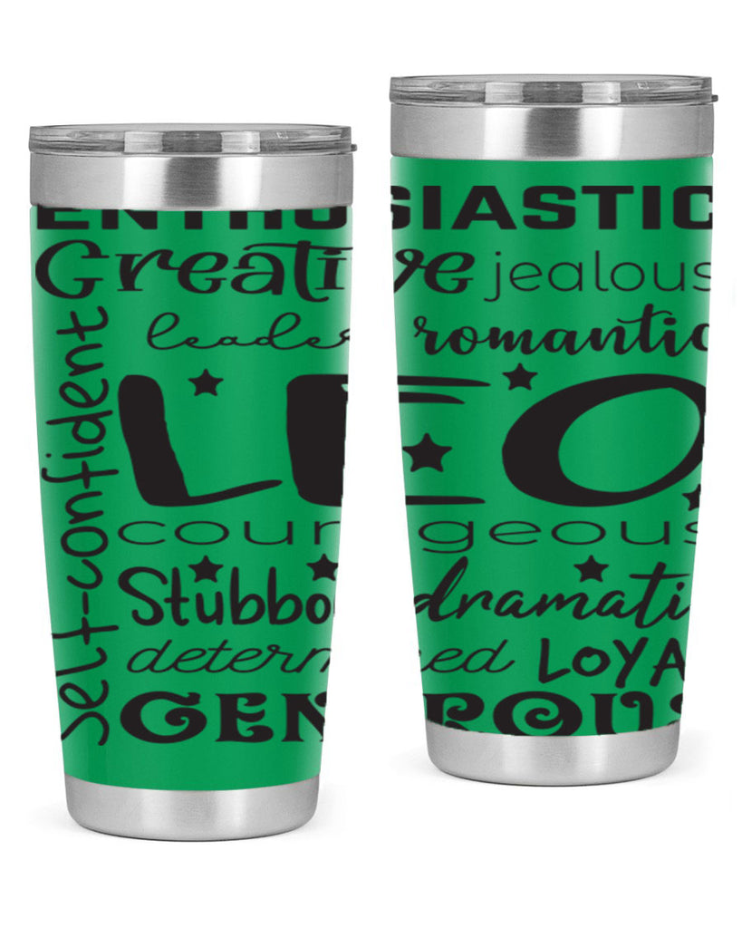 Leo 568#- zodiac- Tumbler