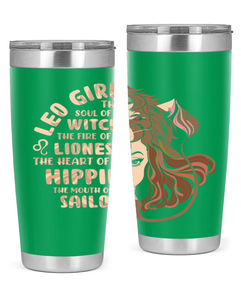 Leo girl 289#- zodiac- Tumbler