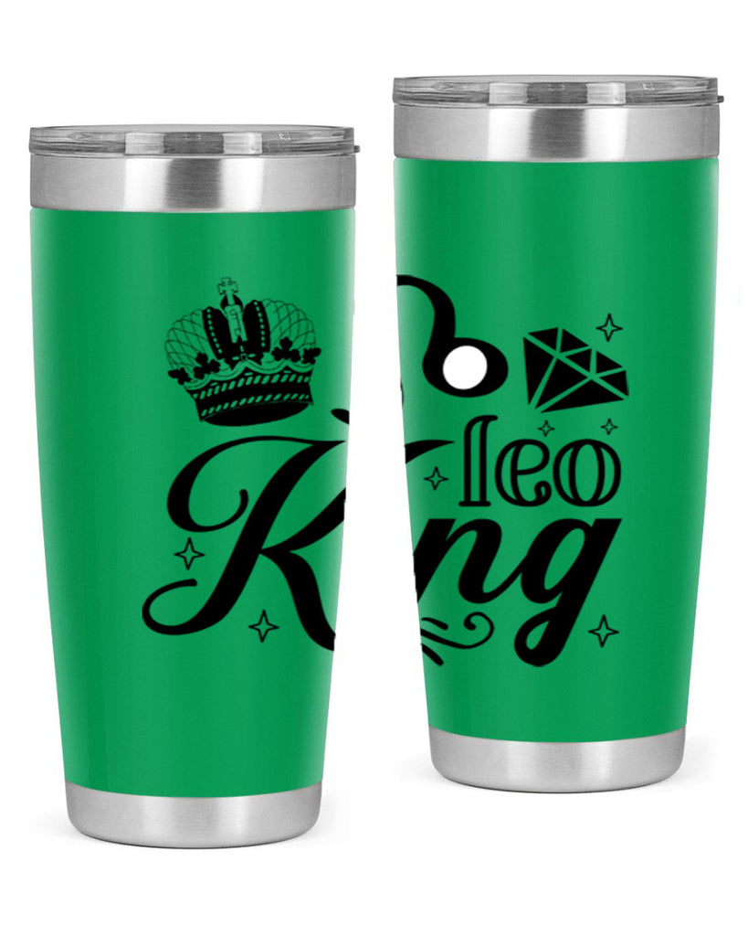 Leo king 290#- zodiac- Tumbler