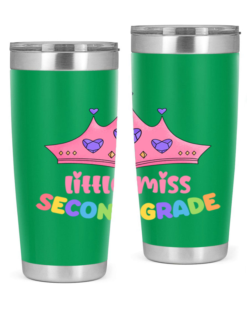 Little Miss 2nd Grade 16#- second grade- Tumbler