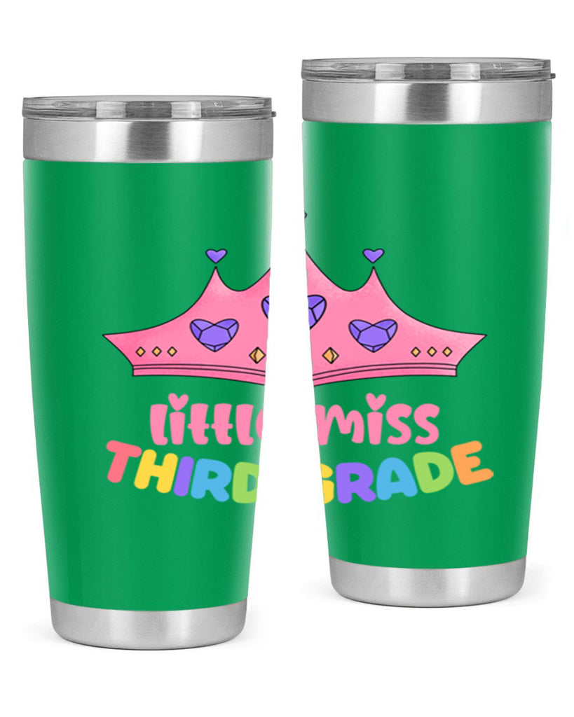 Little Miss 3rd Grade 16#- 3rd grade- Tumbler