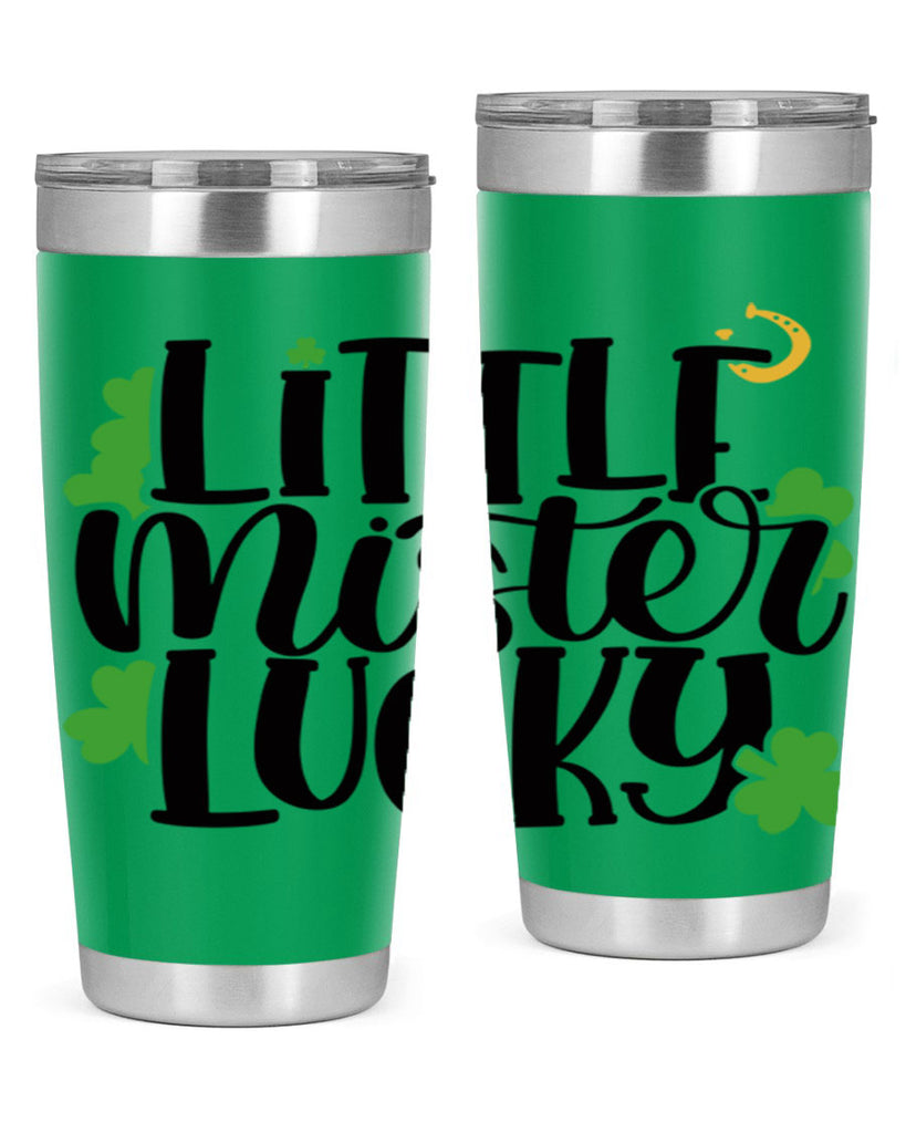 Little Mister Lucky Style 67#- St Patricks Day- Tumbler