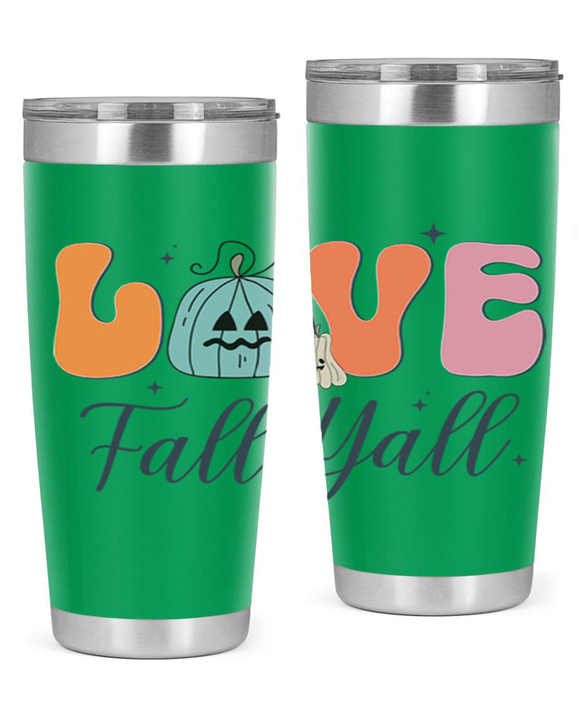 Love Fall Yall 413#- fall- Tumbler