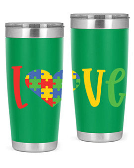 Love Style 30#- autism- Tumbler