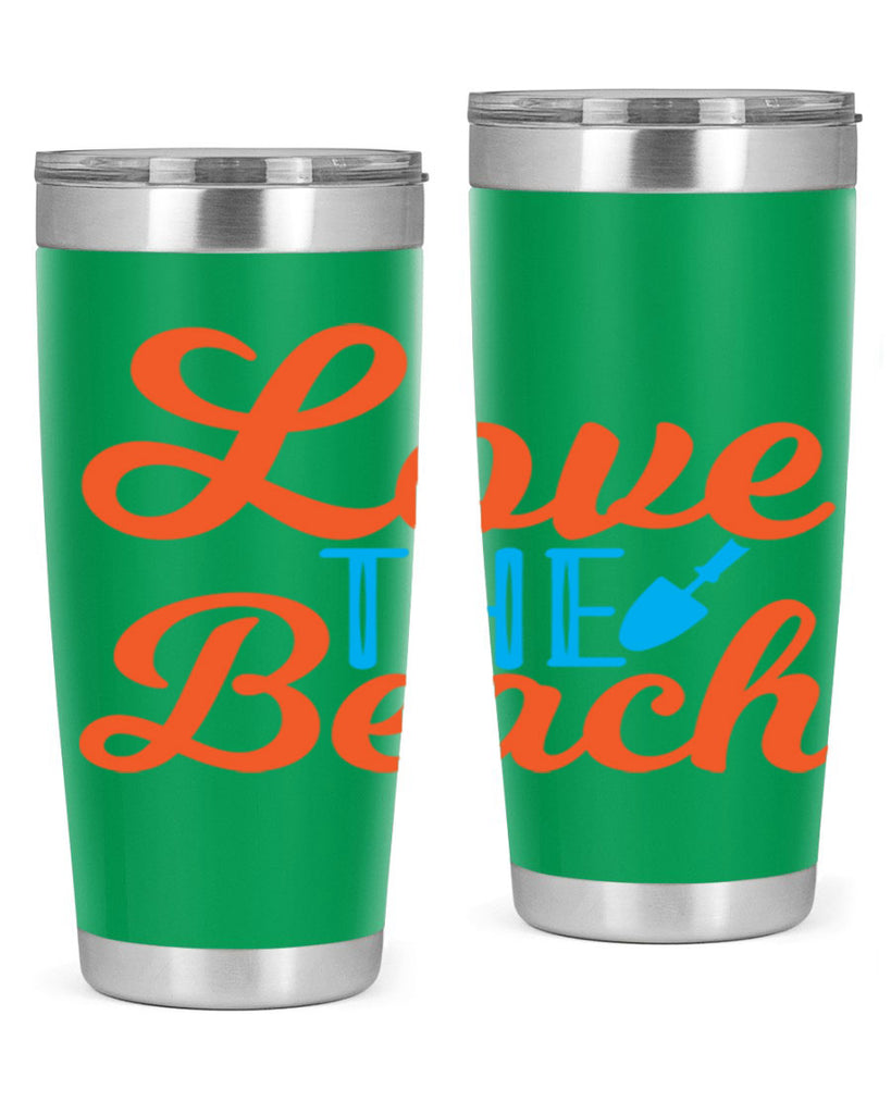 Love The Beach 306#- mermaid- Tumbler