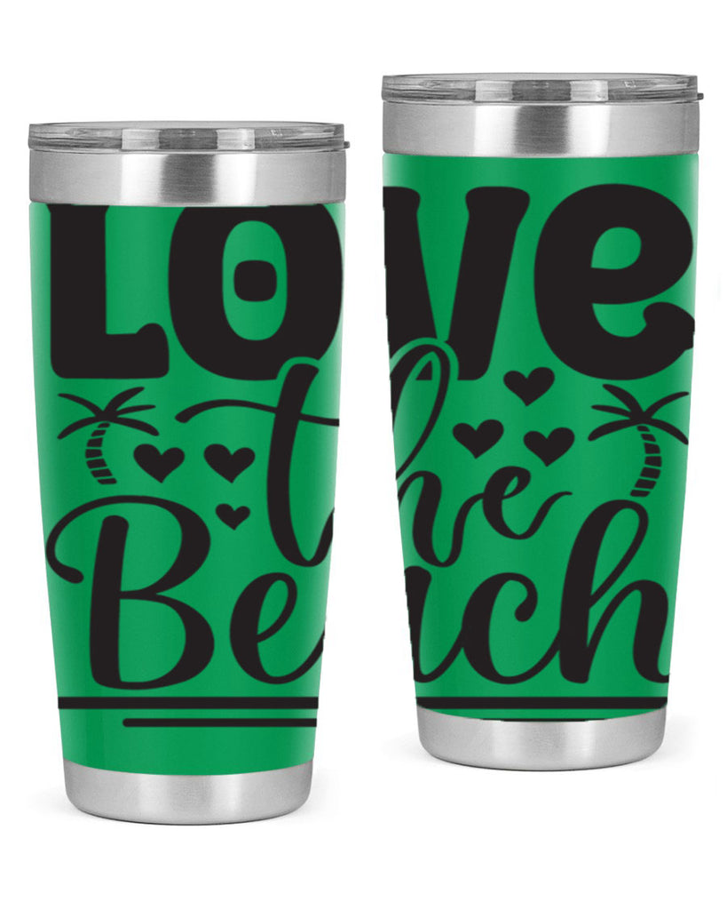 Love the beach 307#- mermaid- Tumbler