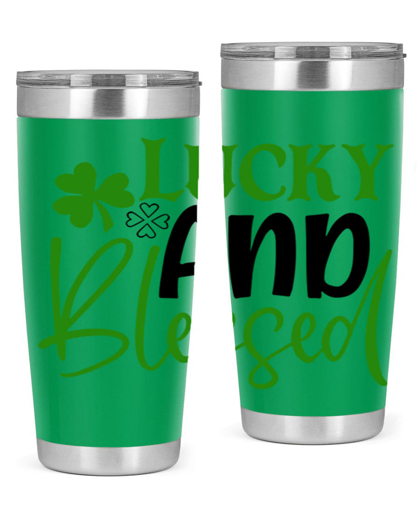 Lucky And Blessed Style 151#- St Patricks Day- Tumbler