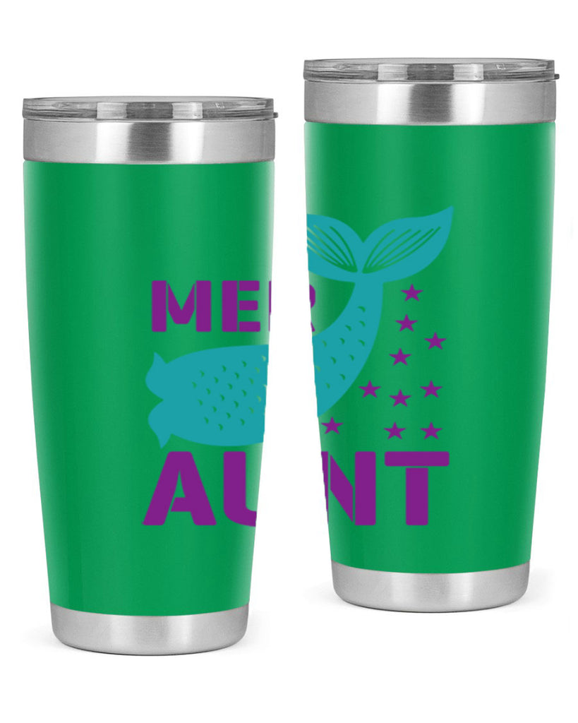 Mer Aunt 319#- mermaid- Tumbler