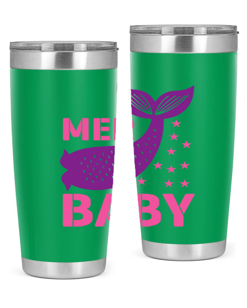 Mer Baby 321#- mermaid- Tumbler