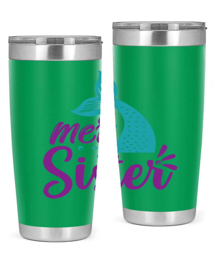 Mer Sister 346#- mermaid- Tumbler
