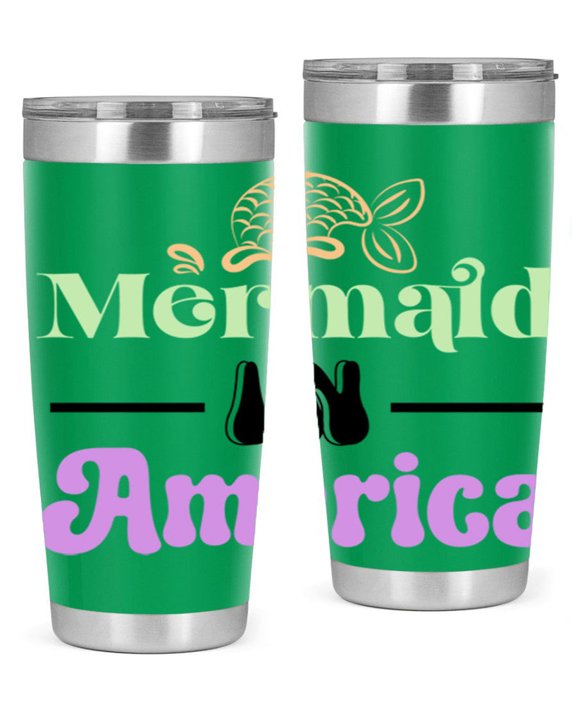 Mermaid In America 420#- mermaid- Tumbler