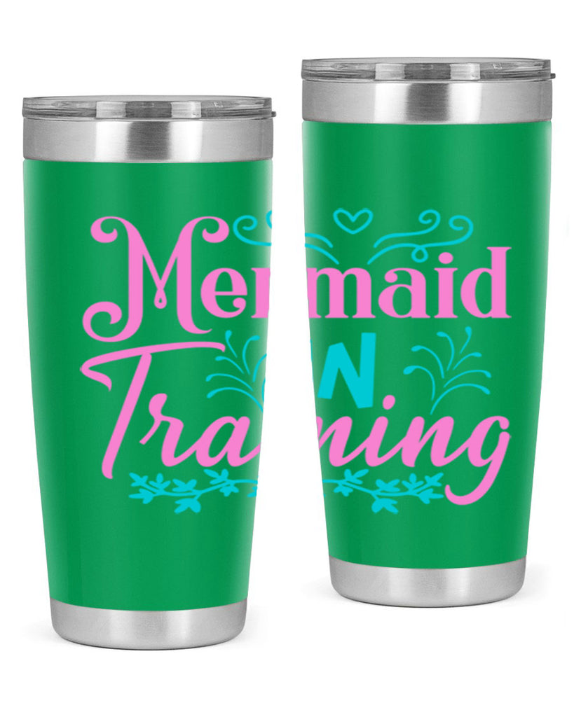 Mermaid In Training 366#- mermaid- Tumbler