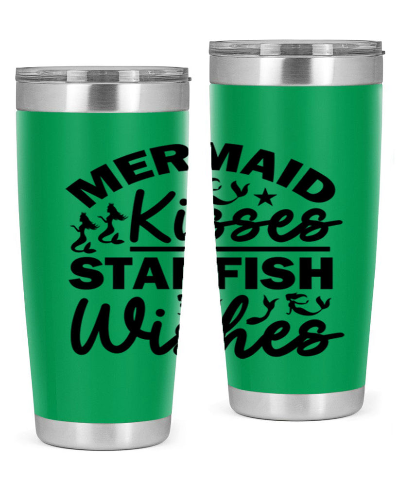 Mermaid Kisses Starfish Wishes 424#- mermaid- Tumbler