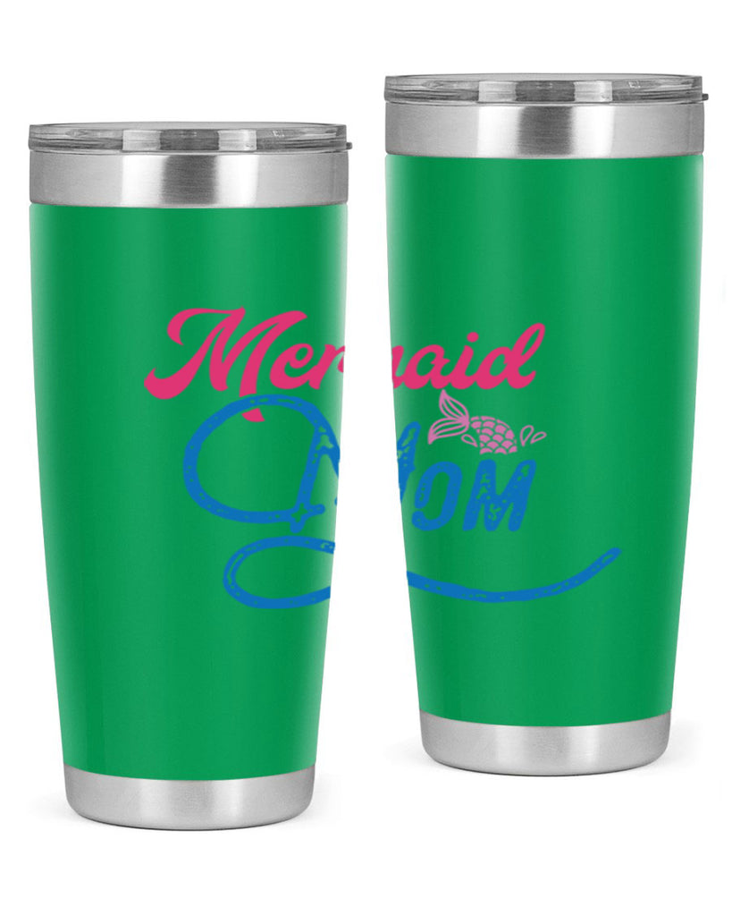 Mermaid Mom 371#- mermaid- Tumbler