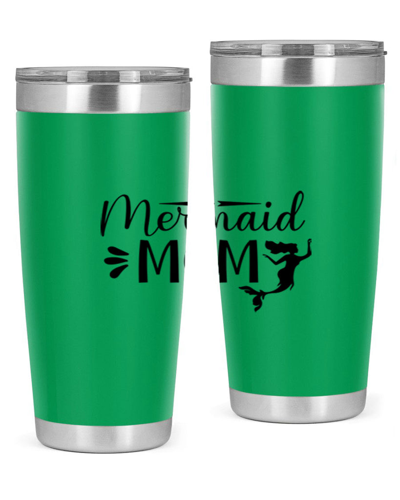 Mermaid Mom 372#- mermaid- Tumbler