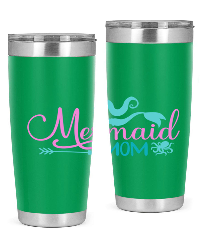 Mermaid Mom 374#- mermaid- Tumbler