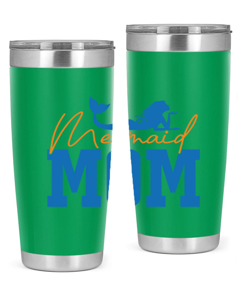 Mermaid Mom 375#- mermaid- Tumbler