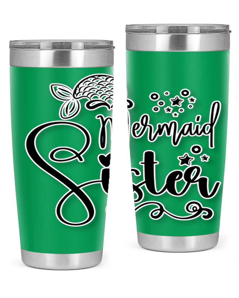 Mermaid Sister 441#- mermaid- Tumbler