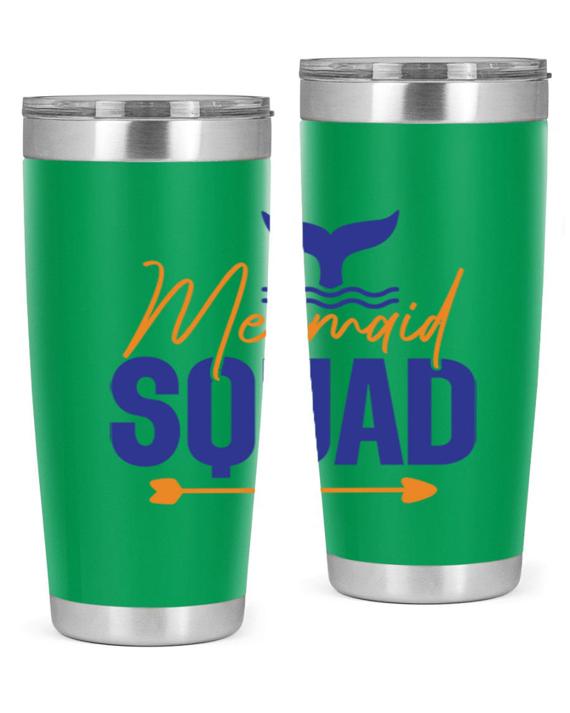 Mermaid Squad 376#- mermaid- Tumbler