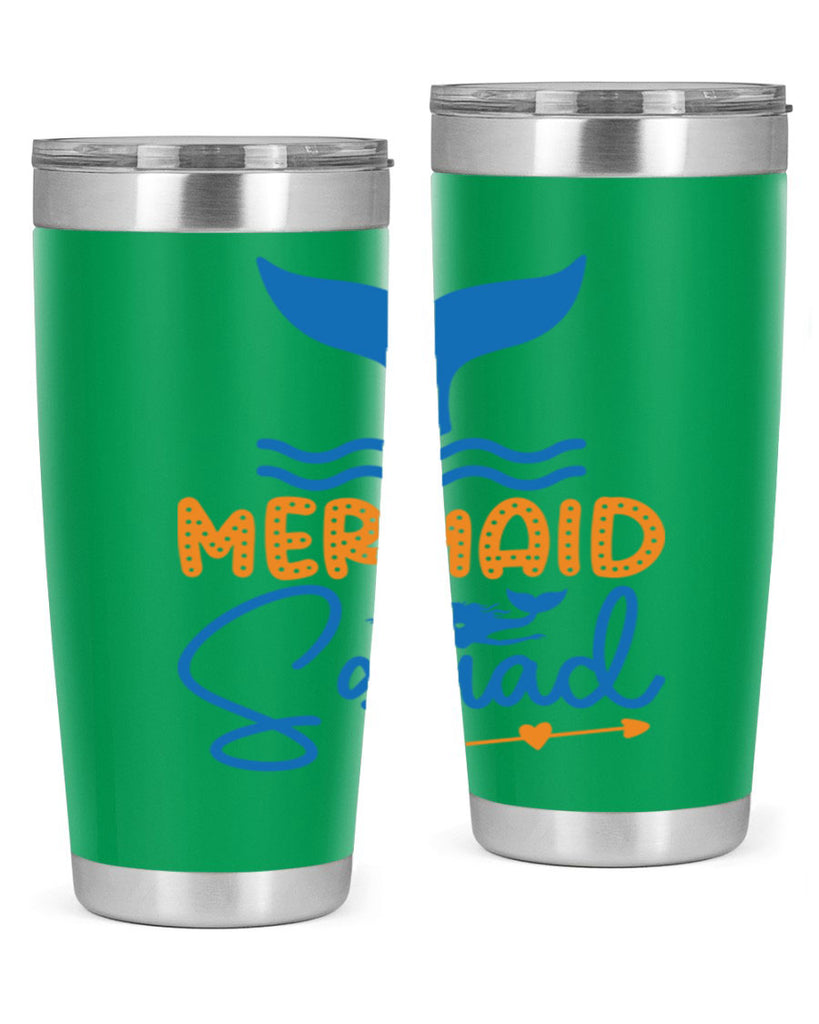 Mermaid Squad 378#- mermaid- Tumbler