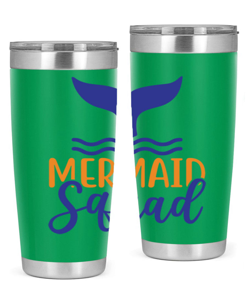 Mermaid Squad 379#- mermaid- Tumbler