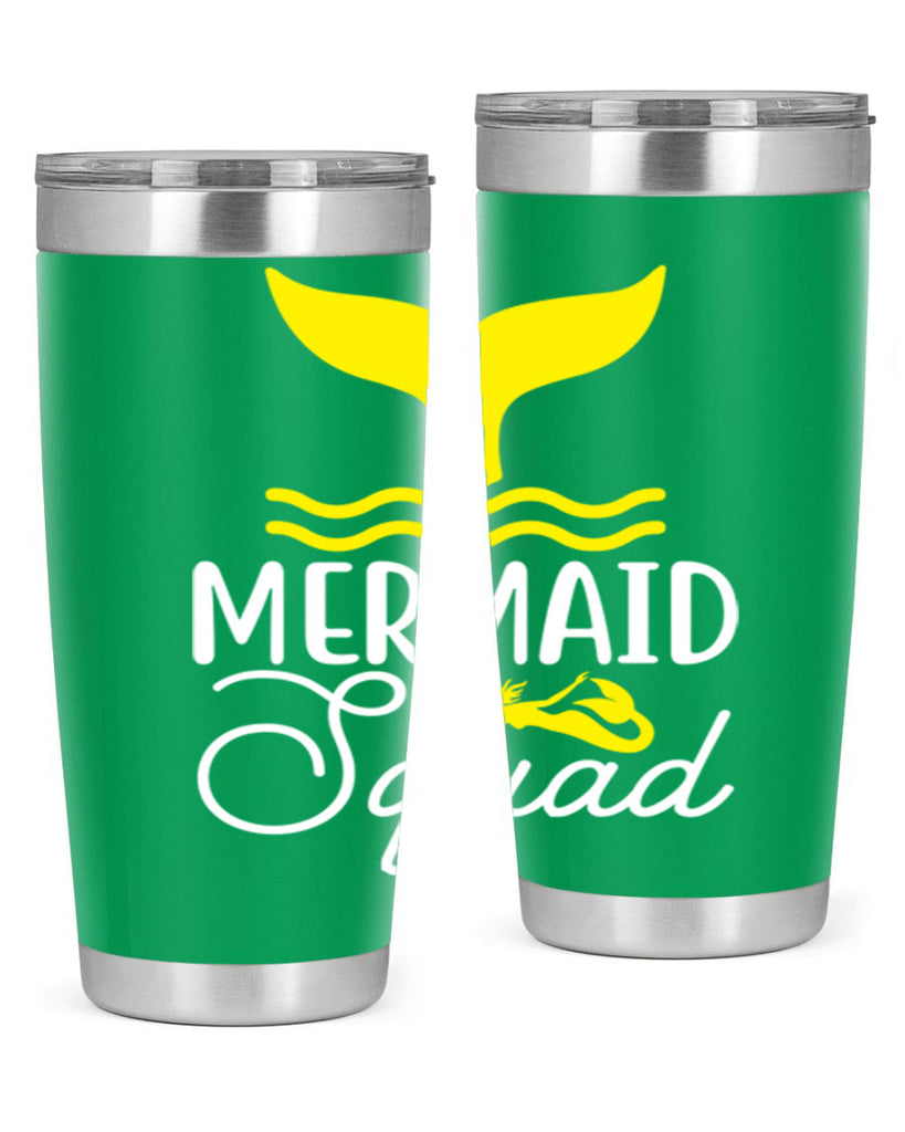 Mermaid Squad 380#- mermaid- Tumbler