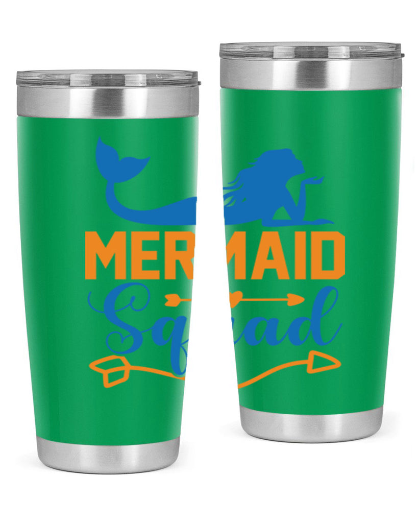 Mermaid Squad 385#- mermaid- Tumbler