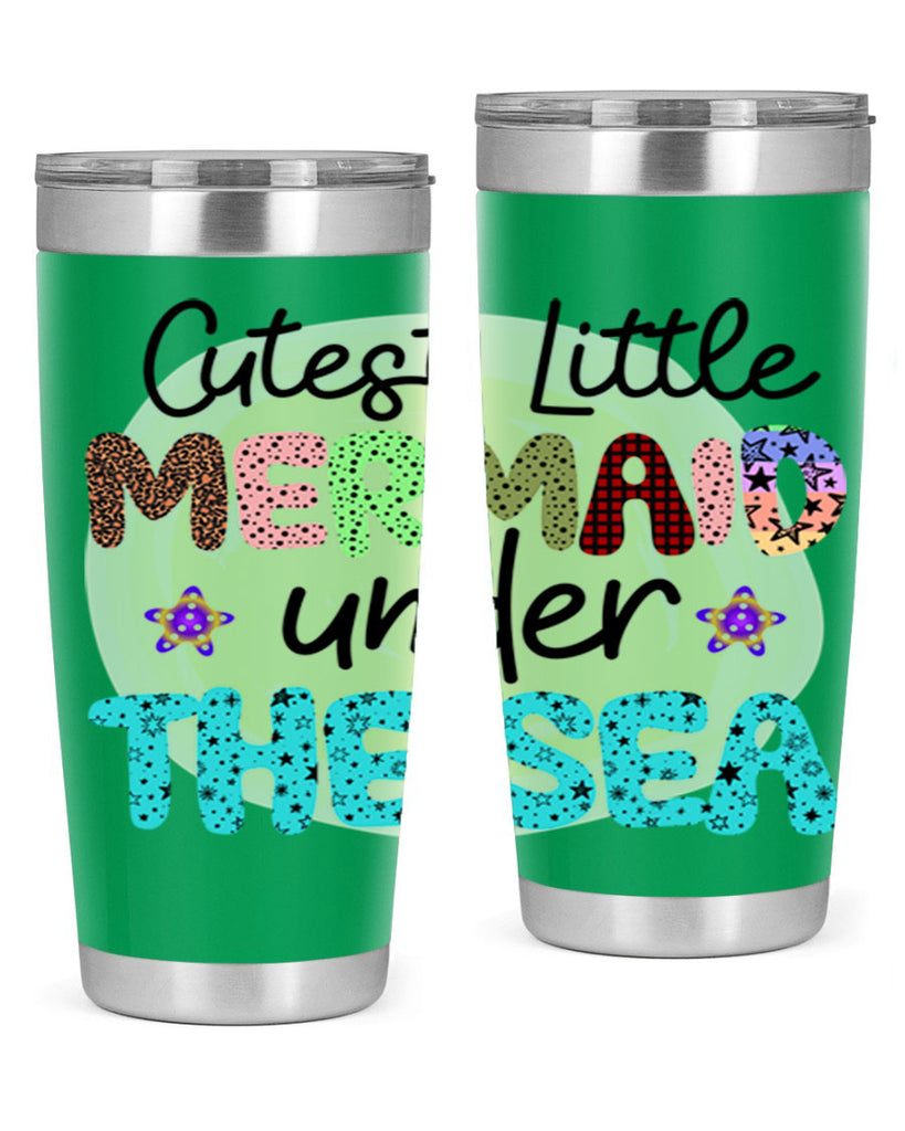 Mermaid Tshirt design 452#- mermaid- Tumbler