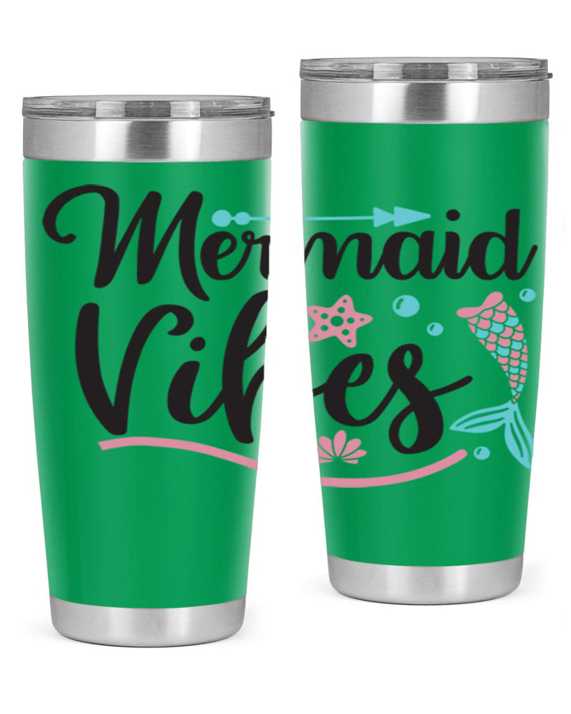 Mermaid Vibes 389#- mermaid- Tumbler