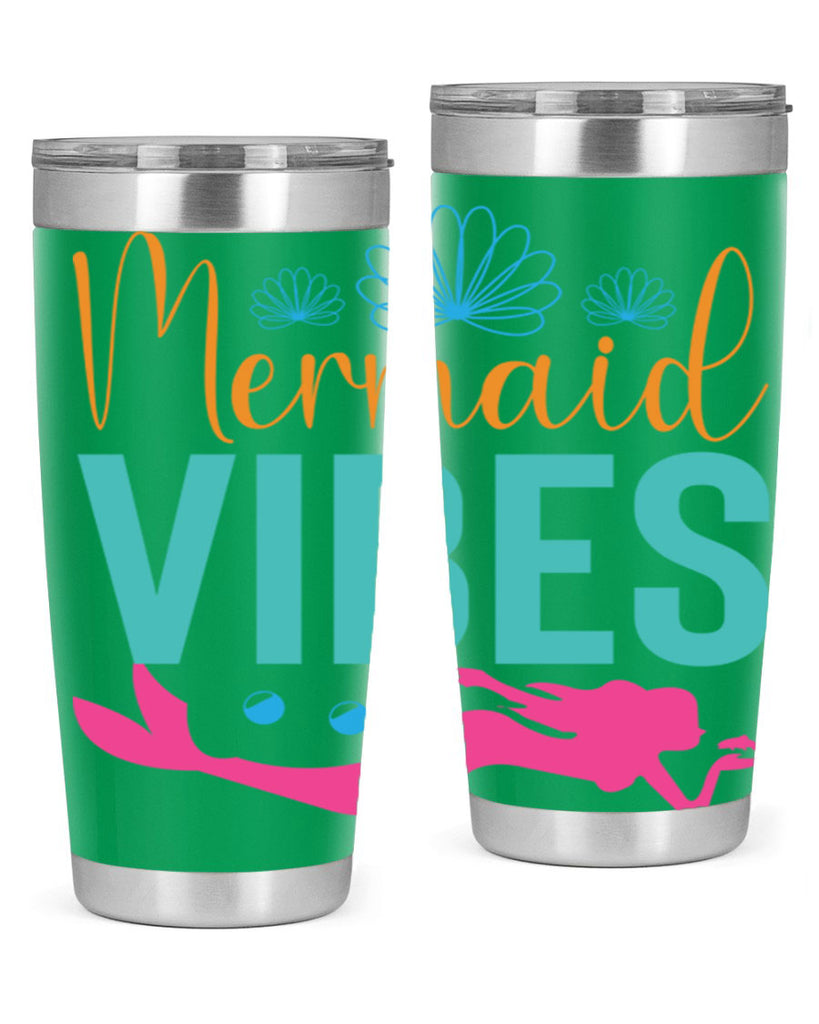 Mermaid Vibes Design 465#- mermaid- Tumbler