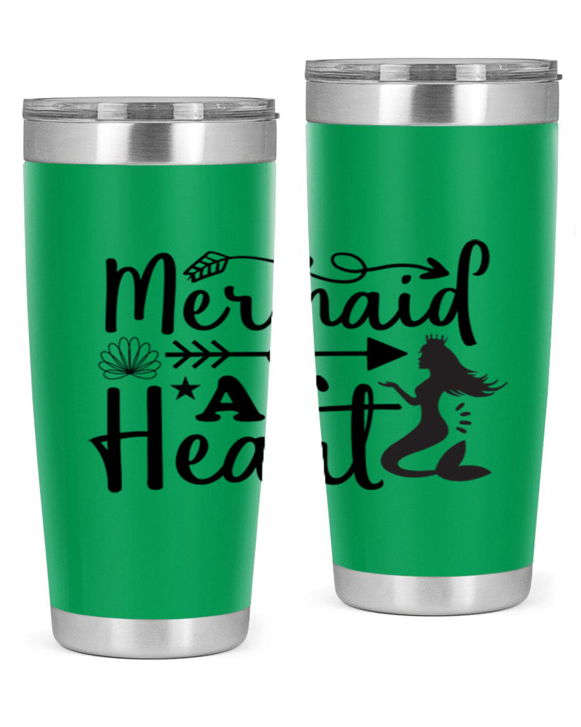 Mermaid at Heart design 397#- mermaid- Tumbler