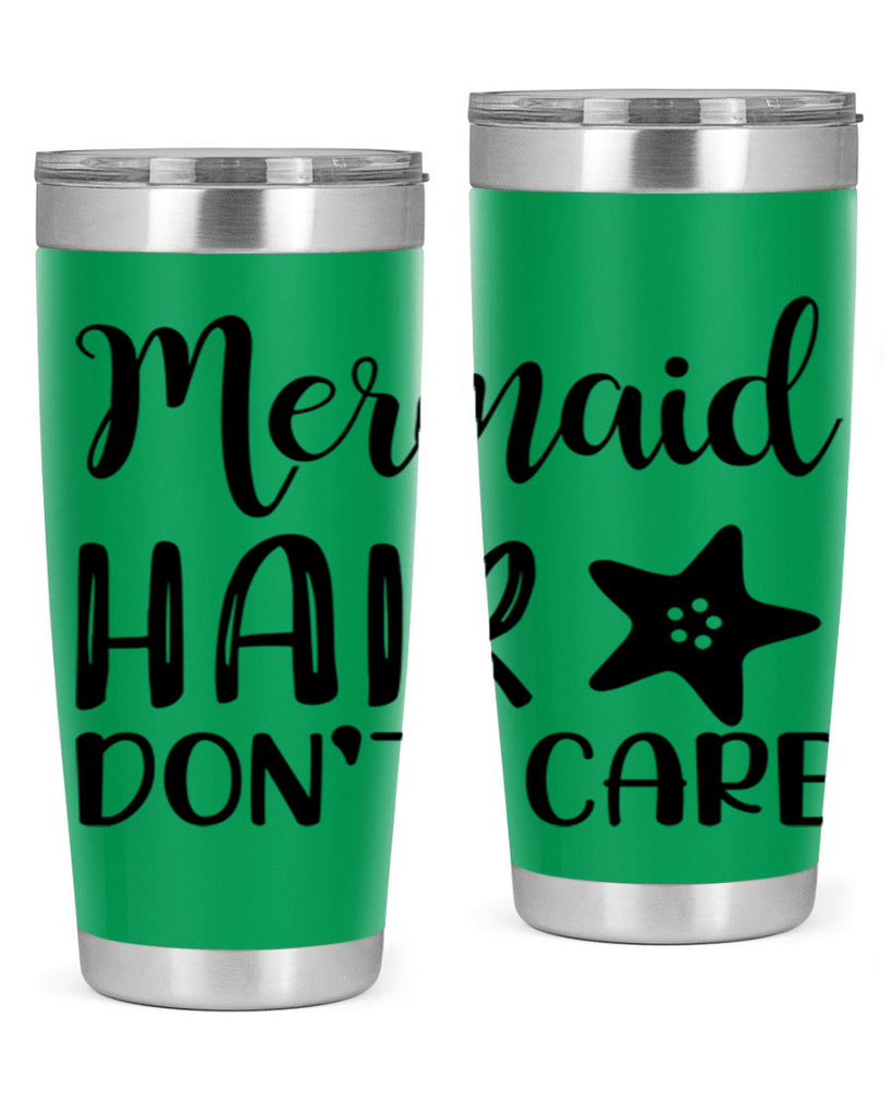 Mermaid hair dont care 411#- mermaid- Tumbler