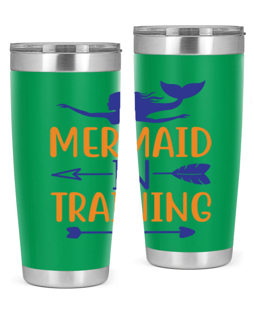 Mermaid in Training 360#- mermaid- Tumbler