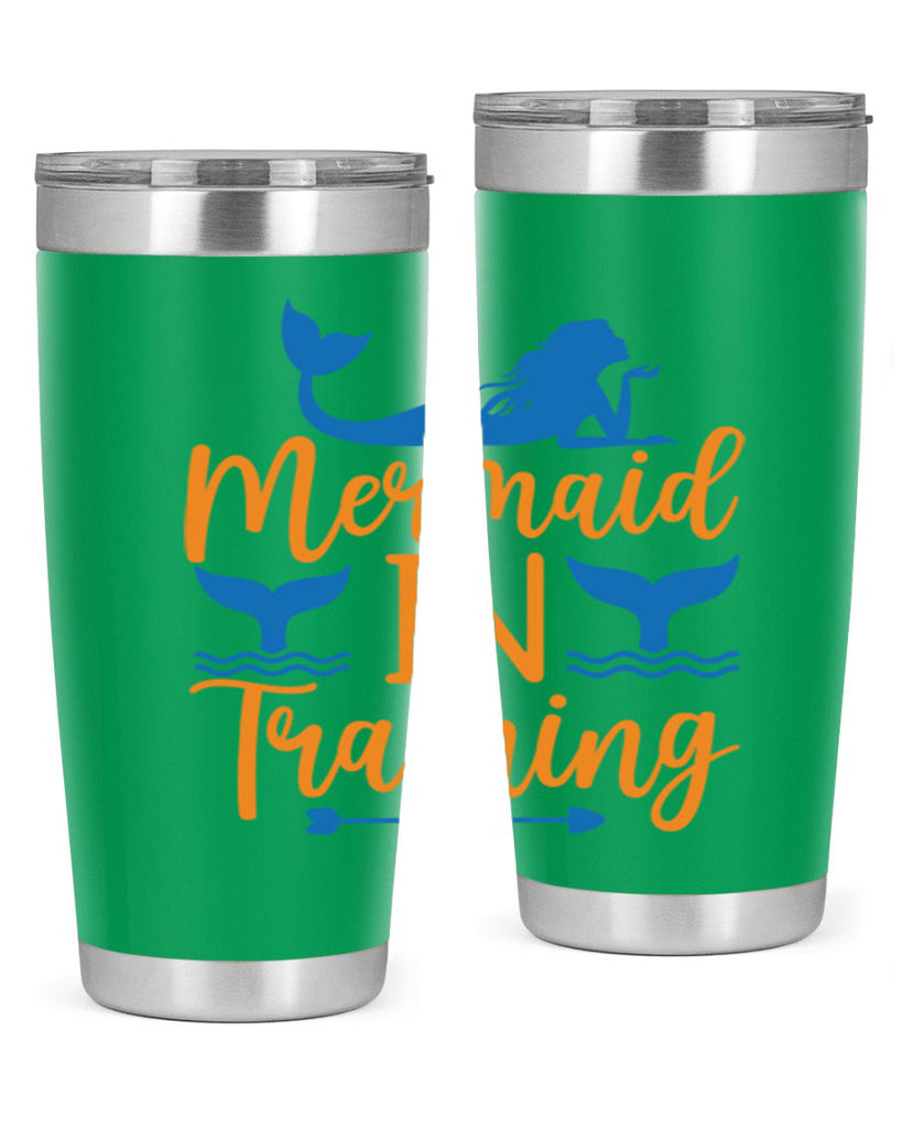 Mermaid in Training 367#- mermaid- Tumbler