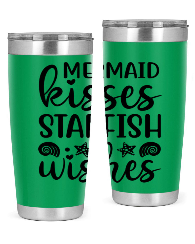 Mermaid kisses starfish wishes 426#- mermaid- Tumbler