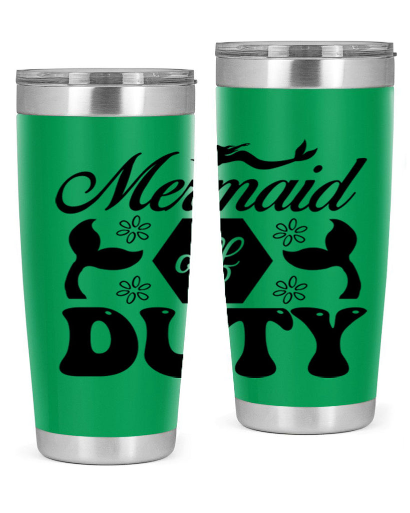 Mermaid off duty 433#- mermaid- Tumbler