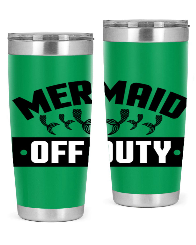 Mermaid off duty 437#- mermaid- Tumbler