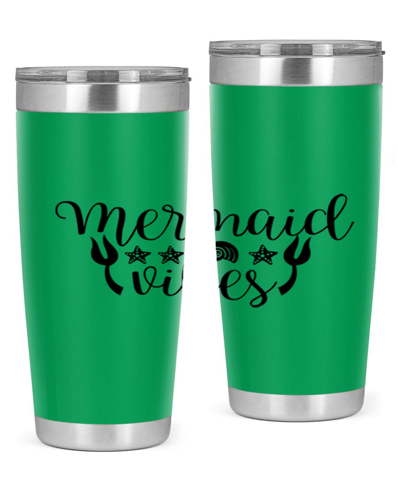 Mermaid vibes design 466#- mermaid- Tumbler