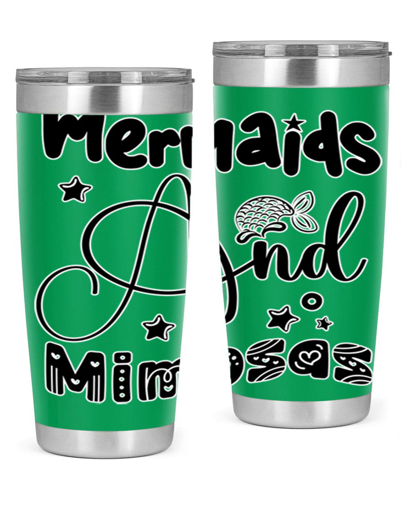 Mermaids and Mimosas 475#- mermaid- Tumbler