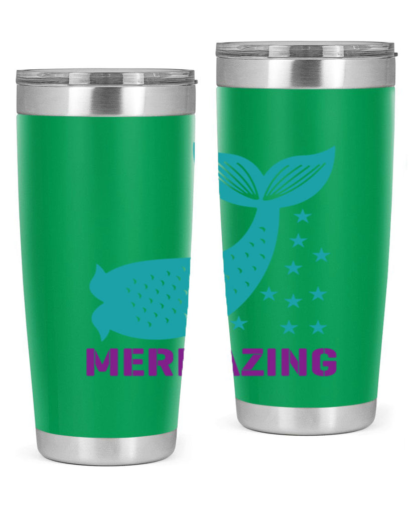Mermazing 502#- mermaid- Tumbler