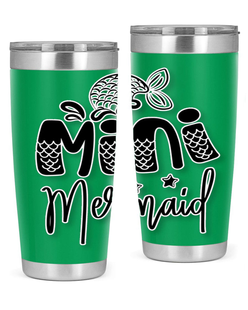 Mini Mermaid 508#- mermaid- Tumbler